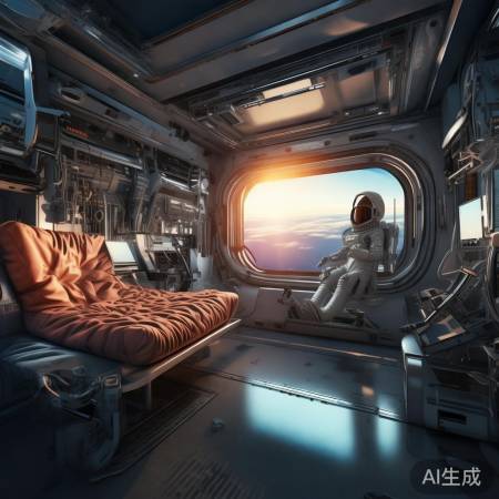 太空豪华住宿,健身日出两不误