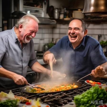 张大爷炒菜笑料百出