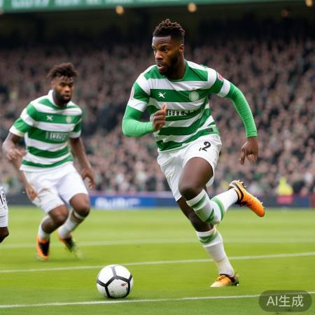 “凯尔特射手阿达马特劳雷,速度