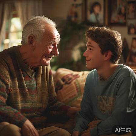 舅舅陪伴外甥成长故事