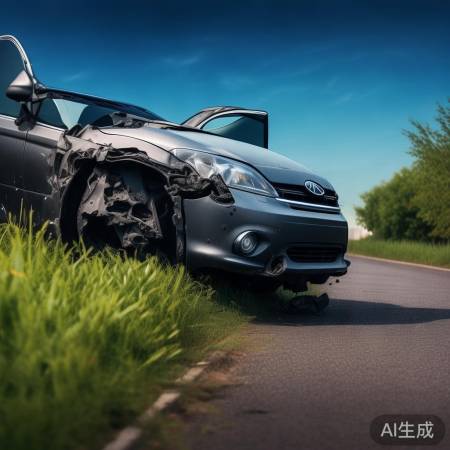 司机幸免于难,安全驾驶至上