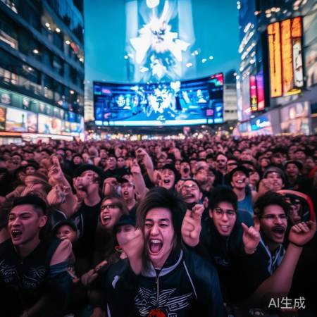 粉丝支持,电竞梦想加油