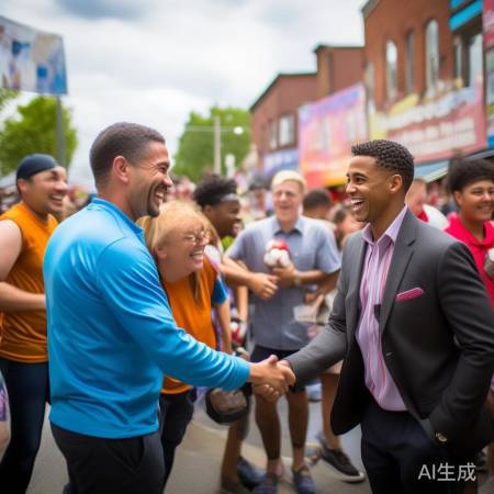 领导祝贺足球赛事，民众热议亲民