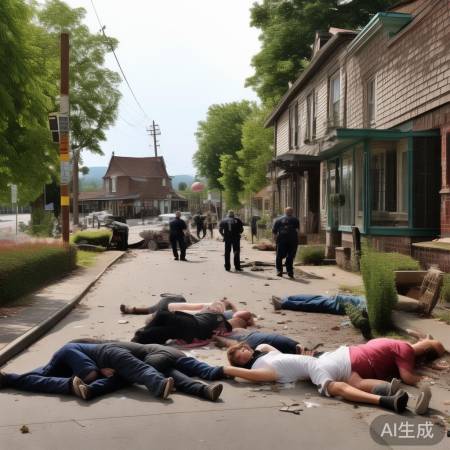 俄亥俄小镇枪击,人心疼