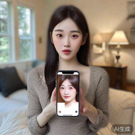 素颜出镜的虚拟主播惊艳央视，网友热议真实魅力