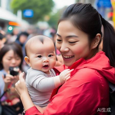 全红婵带娃萌化网友