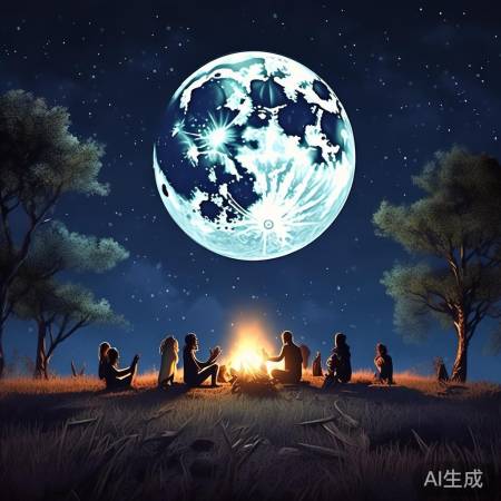 分享赏月美图,共度超级月亮夜