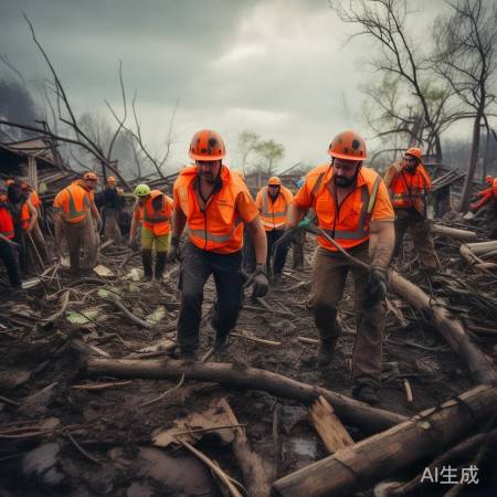 勇敢志愿者，灾区送希望