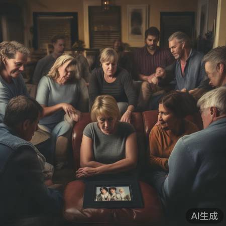 为遇难者家属加油鼓劲