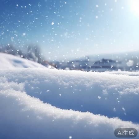 降雪量大,积雪厚