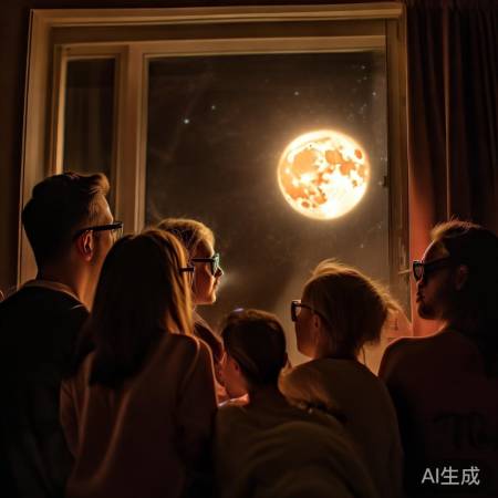 超级月亮观赏,护眼调光。