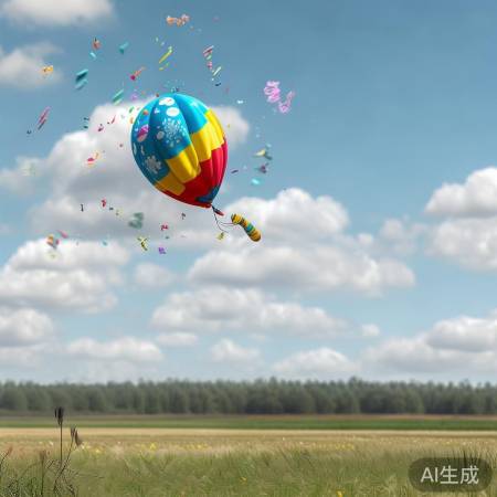 气球偏离航线,小张不懈寻找