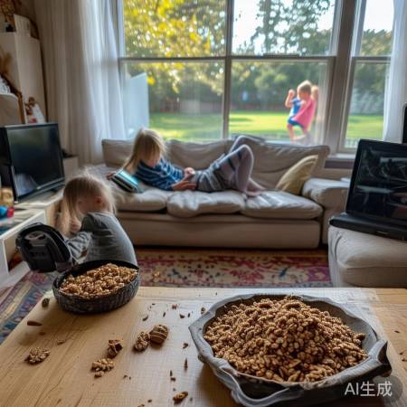 孩子幸福,也失健康