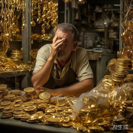 金店老板苦笑叹困境