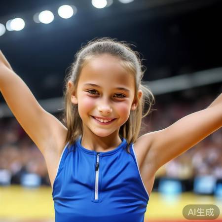 “全红婵自信夺冠风采”