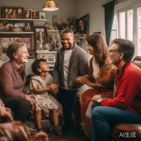 婚姻融合两家庭