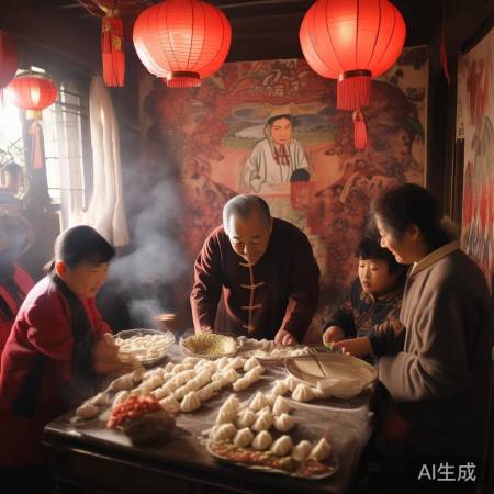 立冬饺子,祭祖祝福