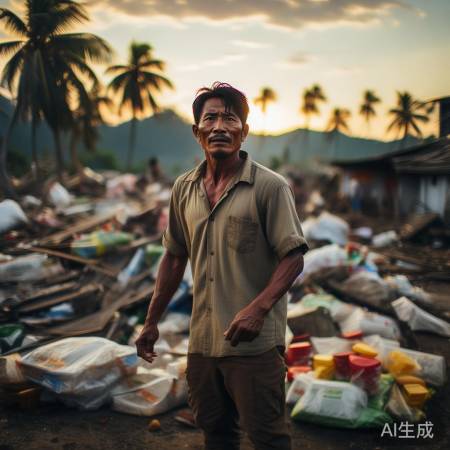 餐馆主赈灾,邻里一家亲