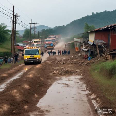 网红公路垮塌,村民出行受阻
