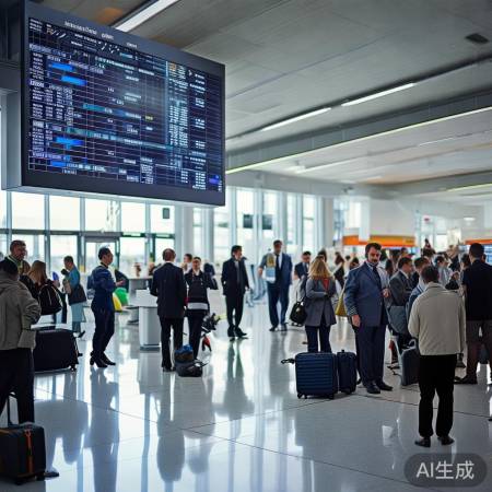 美机场因空管员短缺运营受阻，航班延误频发