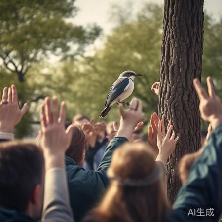 理智劝阻，保护野生动物