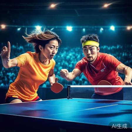 孙颖莎王楚钦快攻对峙