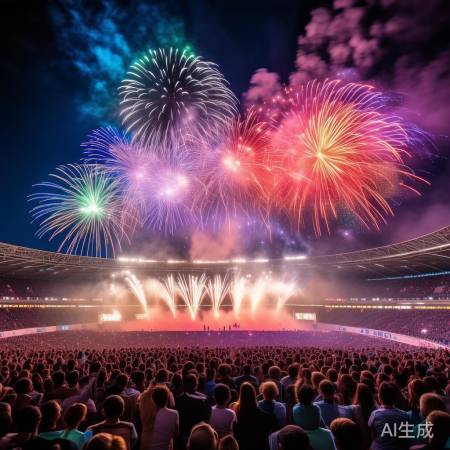 全运会烟花盛宴,视觉心灵洗礼