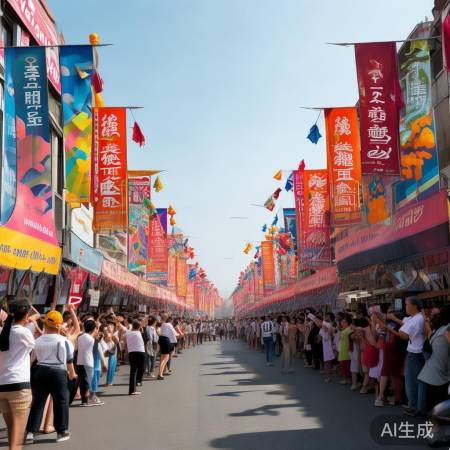 庆祝标语,热血沸腾