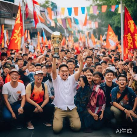 泰州夺冠,泰州人骄傲庆祝