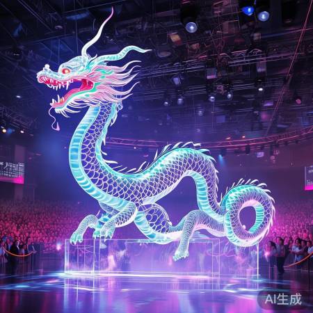 广州开幕式:科技感十足