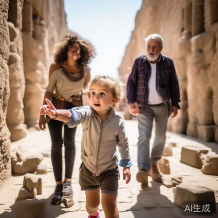 亲子活动,温馨漫步