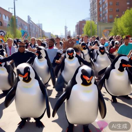 企鹅舞风靡全网