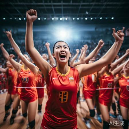 河南女排三连胜,精神传承,感动