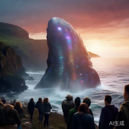 英国海边现神秘海怪,探索自然之