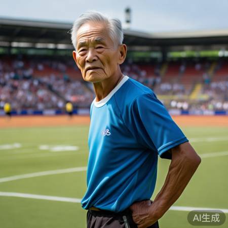 81岁大爷赛场风采,活到老学到