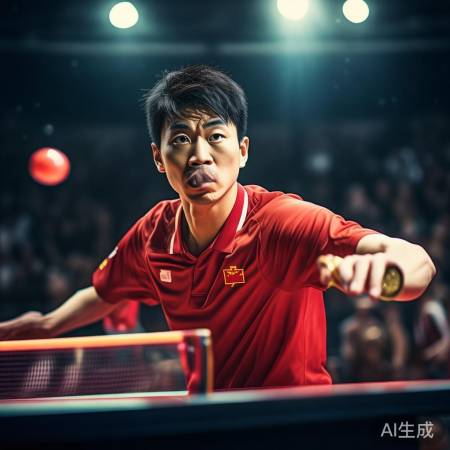 乒乓球健儿展风采