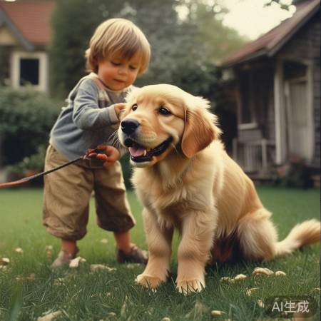 童年宠辱不惊,狗狗忘却关爱