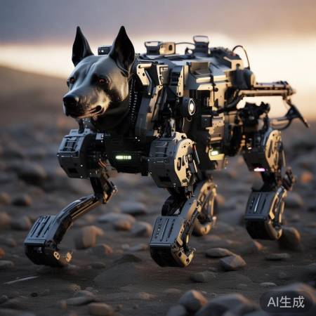 我国自主智能机器狗,战场奇兵