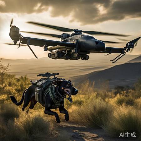 无人机与机器狗:战场黄金搭档