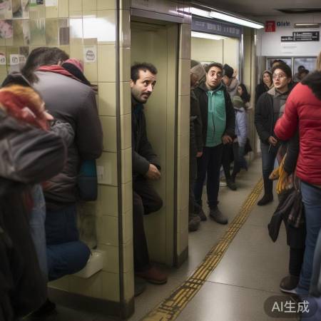 男子地铁站大便事件现成热门打卡地