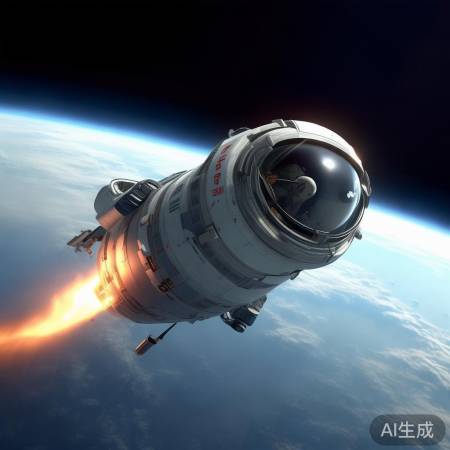 神舟二十号穿越大气层，成功返回