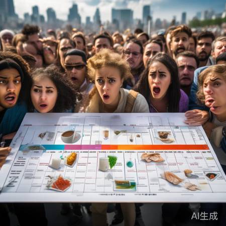 食品安全事件频发,公众愤怒。