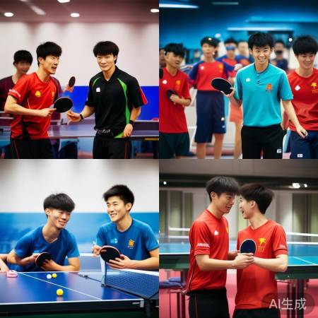 国乒明星场下情谊浓