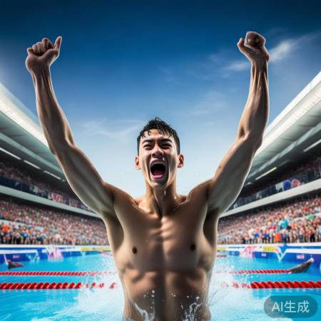 潘展乐刷新亚洲纪录，勇夺金牌！