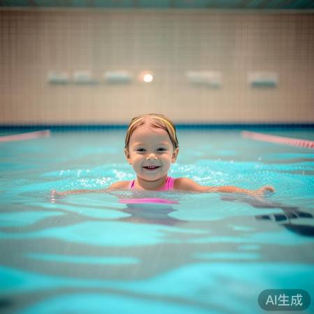 小孩爱游泳,不恋比赛