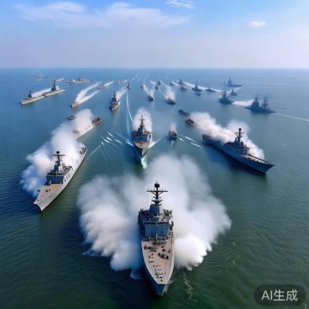 黄海中部实弹射击,捍卫主权