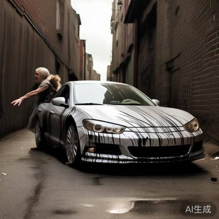 大爷刮车如杂技表演