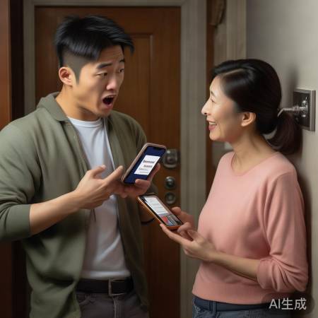 小李中奖群发,小王手机收讯