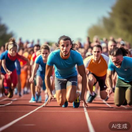 晴朗赛道，选手竞发