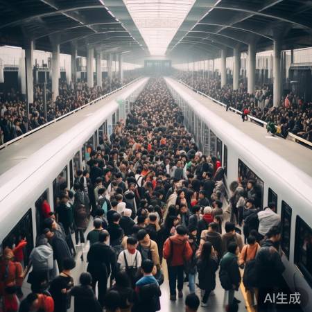 火车站客流高峰